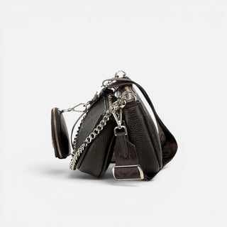 Bolso Cuadra Mantarraya Café Dama