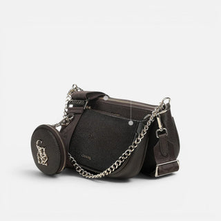 Bolso Cuadra Mantarraya Café Dama