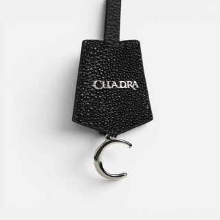 Bolso Cuadra Mantarraya Negro Dama