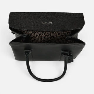Bolso Cuadra Mantarraya Negro Dama