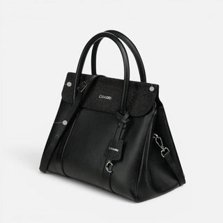 Bolso Cuadra Mantarraya Negro Dama
