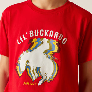 Playera Ariat Block Rodeo Red Niño