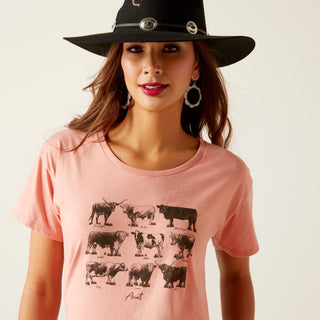 Blusa Ariat Cow Chart Dama