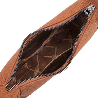Crossbody Brown Wrangler Whipstitch Crescent