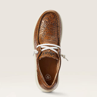 Calzado Casual Ariat Hilo Brown Floral Emboss Dama