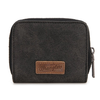 Cartera Wrangler Black Sherpa Bi-Fold