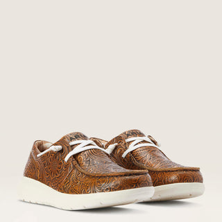 Calzado Casual Ariat Hilo Brown Floral Emboss Dama