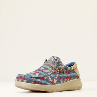 Calzado Casual Ariat Hilo Stretch Lace Blue aztec Wooly Caballero
