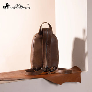 Bolso/Mochila Convertible Montana West Genuine Hair-On Cowhide Dama