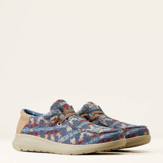 Calzado Casual Ariat Hilo Stretch Lace Blue aztec Wooly Caballero