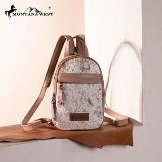 Mochila Convertible Montana West Genuine Hair-On Cowhide