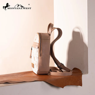 Mochila Convertible Montana West Genuine Hair-On Cowhide