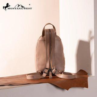Mochila Convertible Montana West Genuine Hair-On Cowhide