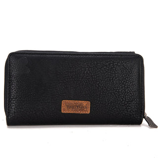 Cartera Trinity Ranch Floral Tooled Collection Black Dama