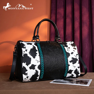 Bolso de Lona Black Montana West Tooled Collection Dama