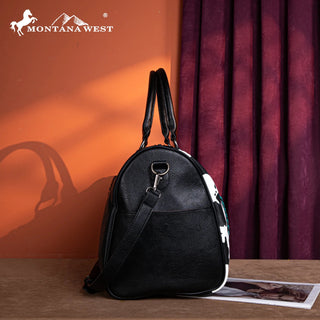 Bolso de Lona Black Montana West Tooled Collection Dama
