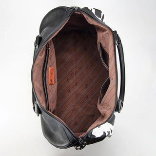 Bolso de Lona Black Montana West Tooled Collection Dama