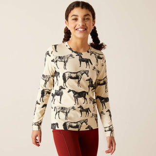 Blusa Ariat Sepia Equine Summer Sand Niña