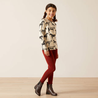 Blusa Ariat Sepia Equine Summer Sand Niña