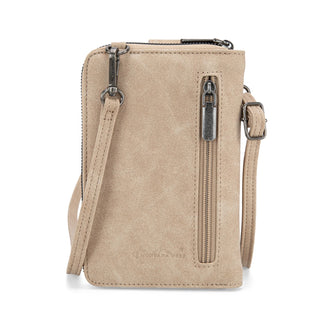 Porta Celular/Cartera Tan Montana West Embroidered Aztec Dama