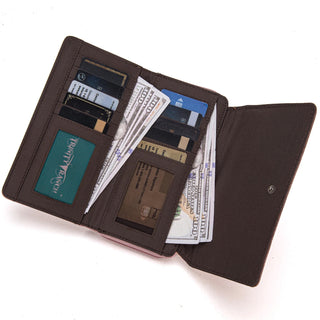 Cartera Cincelada Beige Trinity Ranch Floral Tooled Dama