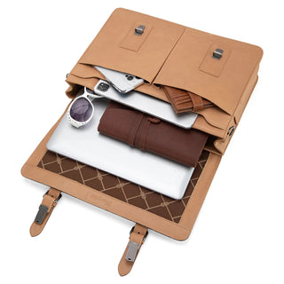 Maletin con Herrramientas Wrangler Tan Genuine Leather Western Vintage