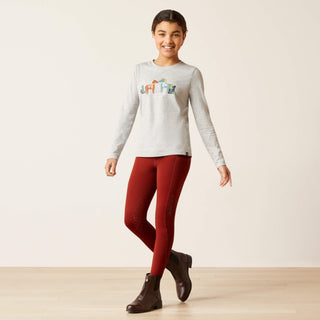 Blusa Ariat Winter Fashions Heather Grey Niña