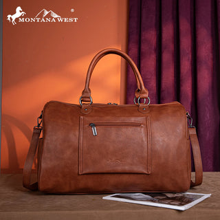 Bolso de Lona Leopardo Montana West Tooled Collection Dama