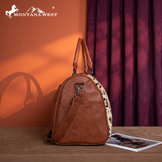 Bolso de Lona Leopardo Montana West Tooled Collection Dama