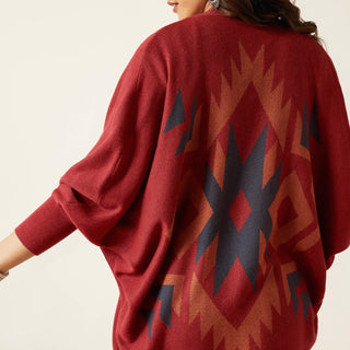 Sueter Ariat Burnt Russet Terra Cardigan Dama