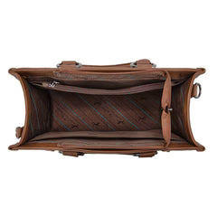 Bolso Montana West Relieve Tan Dama