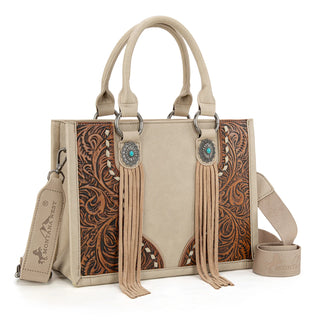 Bolso Montana West Concho Tan Dama