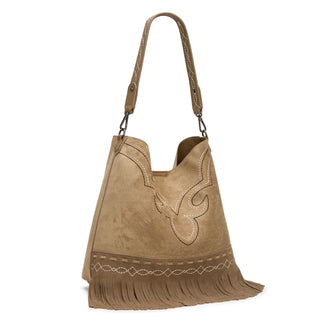 Bolso Montana West Flecos Kaki Dama