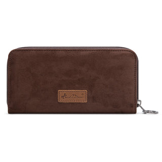 Cartera Montana West Con Punto Café Dama