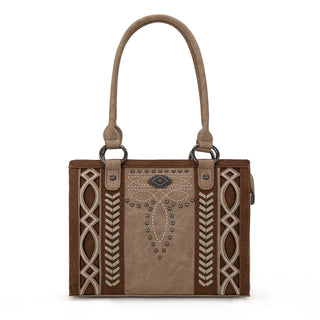 Bolso Montana West Bordado Tan Dama