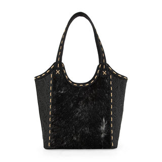 Bolso Trinity Ranch Pelo De Vaca Black Dama