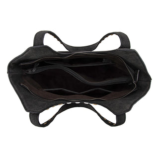 Bolso Trinity Ranch Pelo De Vaca Black Dama