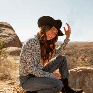 TEXANA STETSON SKYLINE 6X BLACK