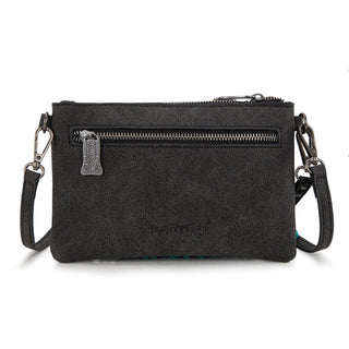 Bolso Trinity Ranch Flecos Turquesa Dama