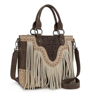 Bolso Trinity Ranch Flecos Café Dama