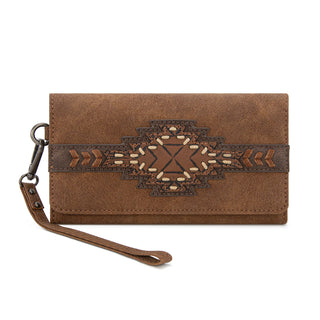 Cartera Trinity Ranch Azteca Brown Dama