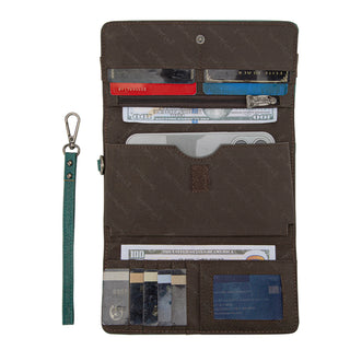 Cartera Trinity Ranch Azteca Turquesa Dama