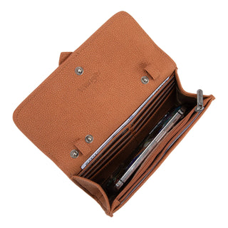 Cartera Wrangler Piel Marrón Dama
