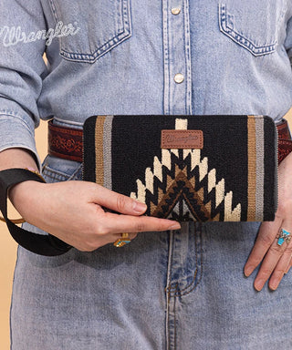 Cartera Wrangler Aztec Negro Dama