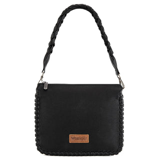 Bolso Wrangler Trenzado Negro Dama