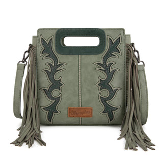 Bolso Wrangler Flecos Verde Dama