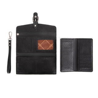 Cartera Wrangler Estoperoles Piel Negro Dama