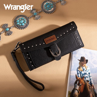 Cartera Wrangler Estoperoles Piel Negro Dama