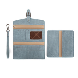 Cartera Wrangler Piel Blue Dama