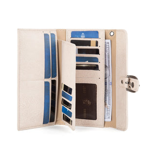 Cartera Wrangler Estoperoles Piel Tan Dama